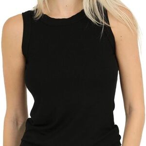Sleeveless Black Top